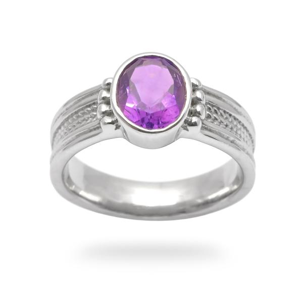 Bague amethyste argent Alexia